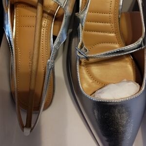 Silver Women Shoes by Adrienne Vittadini